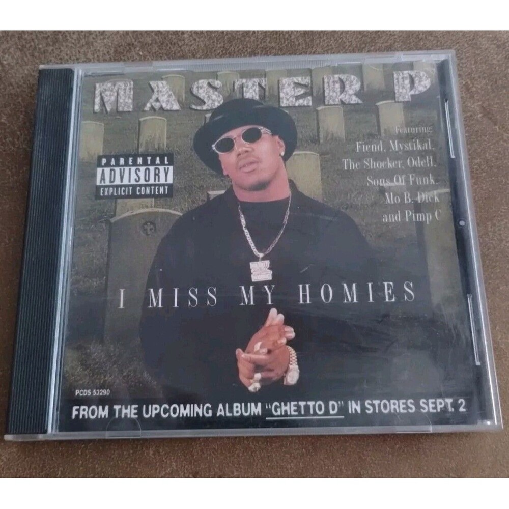 I Miss My Homies [Single] [PA] by Master P (CD, Aug-1997, No Limit Records)